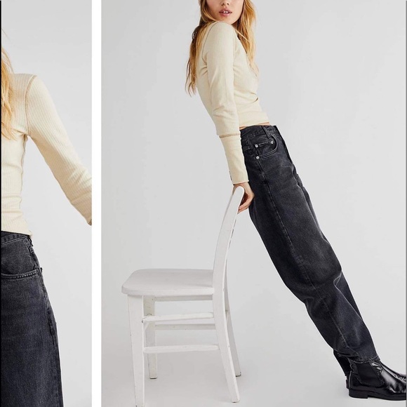 Aritzia/Free People Agolde Tapered Baggy Jean - Picture 3 of 3